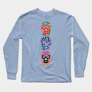 Lucha Libre Masks Long Sleeve T-Shirt